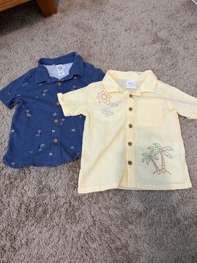 Two Hawaiian-Style Shirts 🏝️ 3T